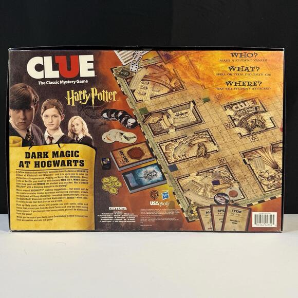 Hasbro Clue Harry Potter Board Game 2016 - 99% Complete Missing Only 3 Pt Tokens - Picture 2 of 7